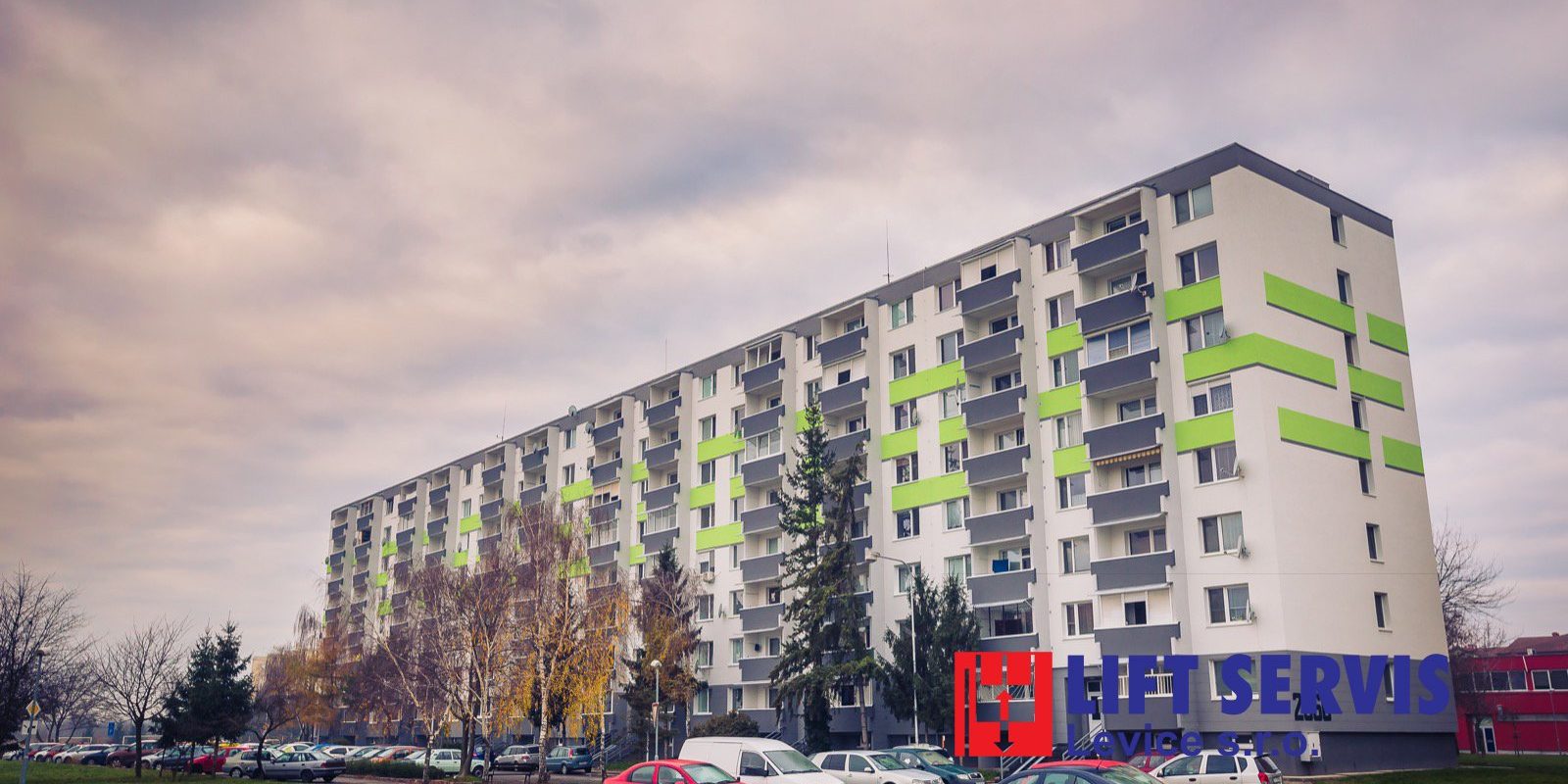 Výmena výťahov v BD D. Jurkoviča 6,8,10,12,14,16 Topoľčany